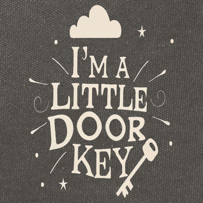 I'm A Little Door Key Mystery and Magic Creative Funny Cute Cotton Canvas Backpack