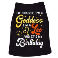 IM A Leo Goddess Leo Queen Its My Birthday Leo Season Women Doggie Tank