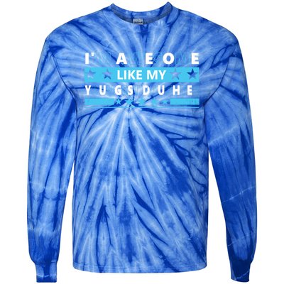 Im Awesome Like My Youngest Daughter For Mom Dad Fathers Day Great Gift Tie-Dye Long Sleeve Shirt