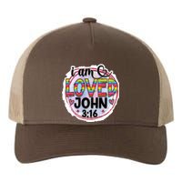 I Am Loved John 3:16 Yupoong Adult 5-Panel Trucker Hat