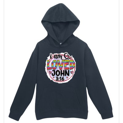 I Am Loved John 3:16 Urban Pullover Hoodie