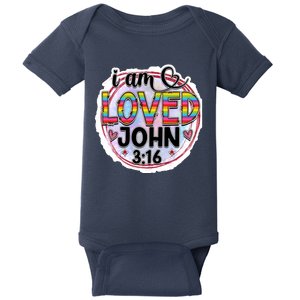 I Am Loved John 3:16 Baby Bodysuit