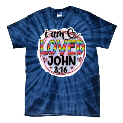 I Am Loved John 3:16 Tie-Dye T-Shirt