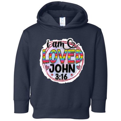 I Am Loved John 3:16 Toddler Hoodie