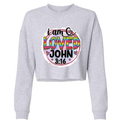 I Am Loved John 3:16 Cropped Pullover Crew