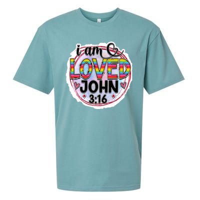 I Am Loved John 3:16 Sueded Cloud Jersey T-Shirt