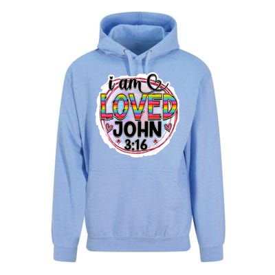 I Am Loved John 3:16 Unisex Surf Hoodie