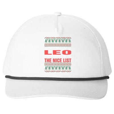 Im A Leo Ugly Christmas Snapback Five-Panel Rope Hat