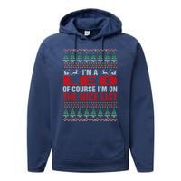 Im A Leo Ugly Christmas Performance Fleece Hoodie