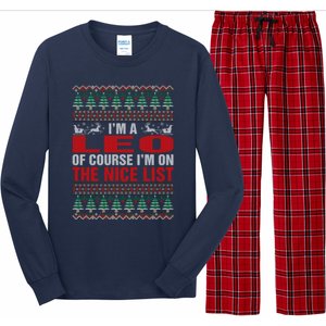 Im A Leo Ugly Christmas Long Sleeve Pajama Set