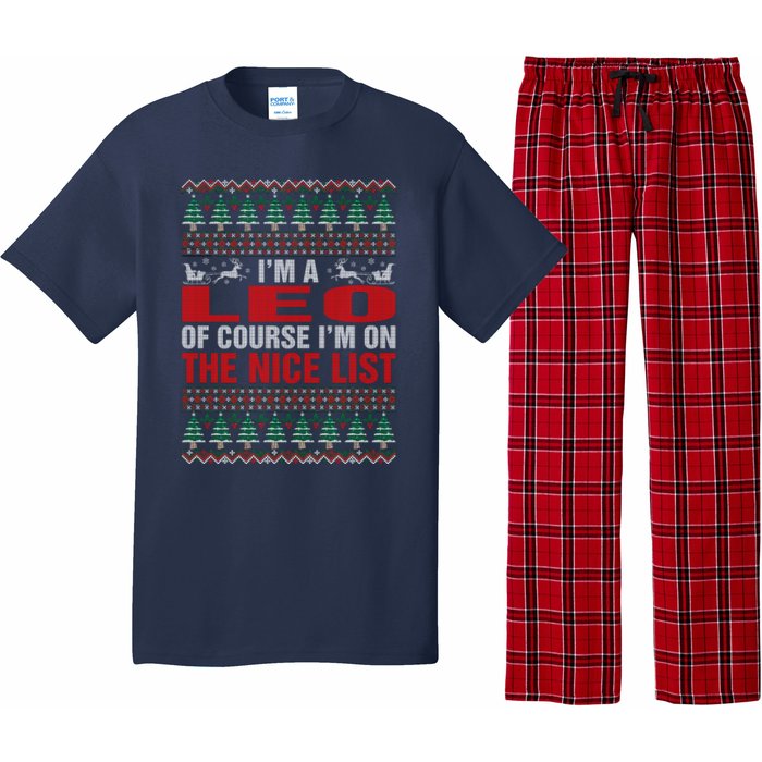 Im A Leo Ugly Christmas Pajama Set