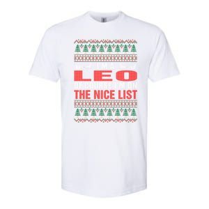 Im A Leo Ugly Christmas Softstyle CVC T-Shirt