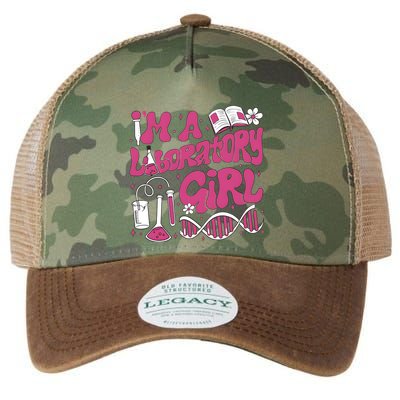 I Am Laboratory Girl Lab Week 2024 Legacy Tie Dye Trucker Hat