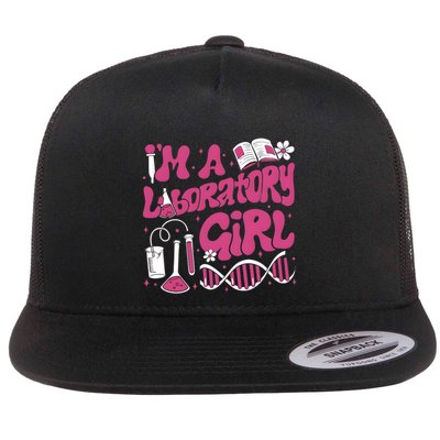 I Am Laboratory Girl Lab Week 2024 Flatbill Hat
