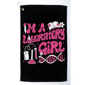 I Am Laboratory Girl Lab Week 2024 Platinum Collection Golf Towel