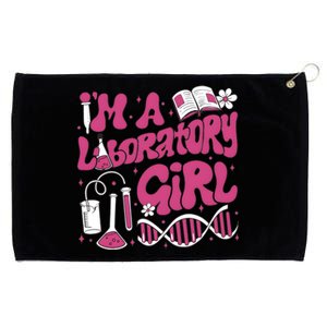 I Am Laboratory Girl Lab Week 2024 Grommeted Golf Towel