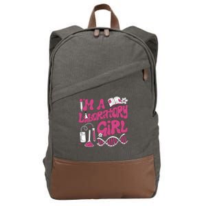 I Am Laboratory Girl Lab Week 2024 Cotton Canvas Backpack