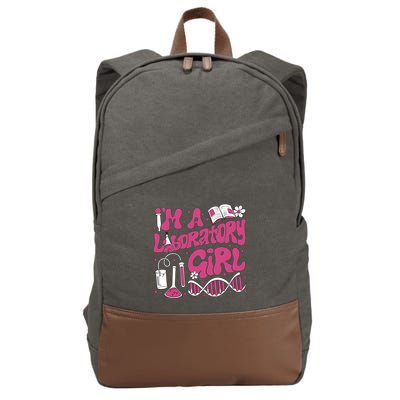 I Am Laboratory Girl Lab Week 2024 Cotton Canvas Backpack