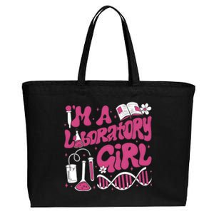 I Am Laboratory Girl Lab Week 2024 Cotton Canvas Jumbo Tote