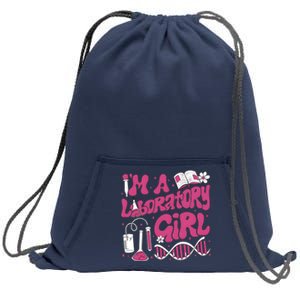 I Am Laboratory Girl Lab Week 2024 Sweatshirt Cinch Pack Bag