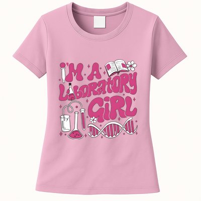 I Am Laboratory Girl Lab Week 2024 Womens T-Shirt