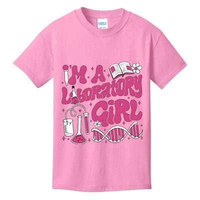 I Am Laboratory Girl Lab Week 2024 Kids T-Shirt