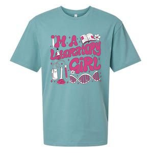 I Am Laboratory Girl Lab Week 2024 Sueded Cloud Jersey T-Shirt