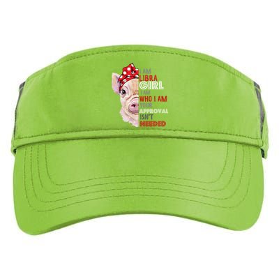 I Am Libra Who Loves Pigs Star Sign Zodiac Gift Adult Drive Performance Visor