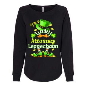 I'm A Lucky Attorney St Patrick's Leprechaun Costume Gift Womens California Wash Sweatshirt