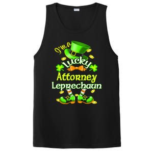 I'm A Lucky Attorney St Patrick's Leprechaun Costume Gift PosiCharge Competitor Tank