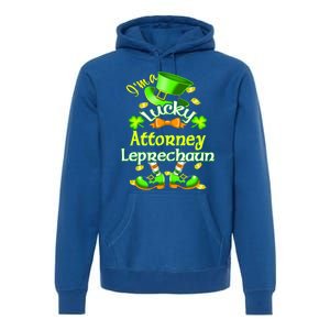 I'm A Lucky Attorney St Patrick's Leprechaun Costume Gift Premium Hoodie