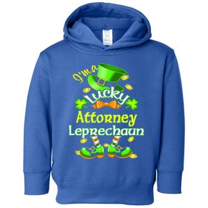 I'm A Lucky Attorney St Patrick's Leprechaun Costume Gift Toddler Hoodie