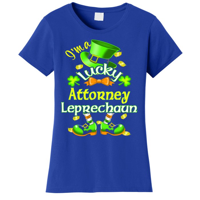 I'm A Lucky Attorney St Patrick's Leprechaun Costume Gift Women's T-Shirt