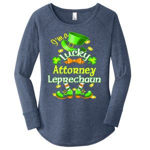 I'm A Lucky Attorney St Patrick's Leprechaun Costume Gift Women's Perfect Tri Tunic Long Sleeve Shirt