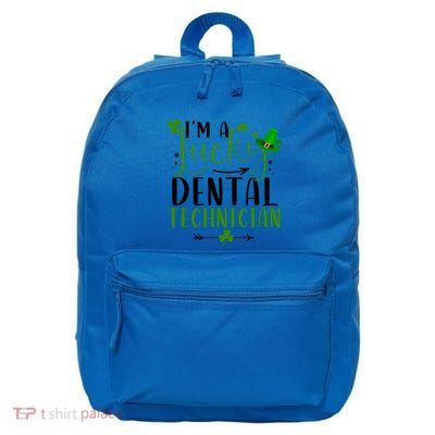 IM A Lucky Dental Technician Matching St Patricks Day Cool Gift 16 in Basic Backpack