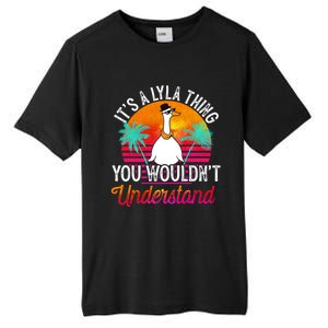 It's A Lyla Thing You Wouldn't Understand Funny Lyla Name Great Gift Tall Fusion ChromaSoft Performance T-Shirt