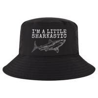 Im A Little Sharkastic Funny Shark Sarcastic Cool Comfort Performance Bucket Hat