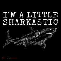 Im A Little Sharkastic Funny Shark Sarcastic Cooling Performance Long Sleeve Crew