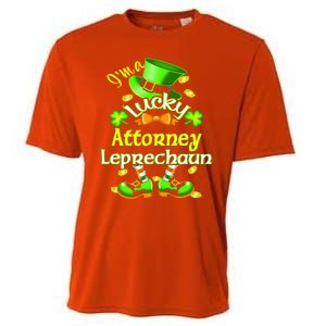 I'm A Lucky Attorney St Patrick's Leprechaun Costume Gift Cooling Performance Crew T-Shirt