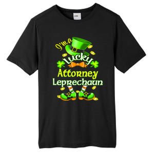 I'm A Lucky Attorney St Patrick's Leprechaun Costume Gift Tall Fusion ChromaSoft Performance T-Shirt