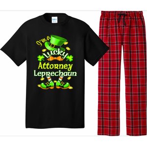 I'm A Lucky Attorney St Patrick's Leprechaun Costume Gift Pajama Set