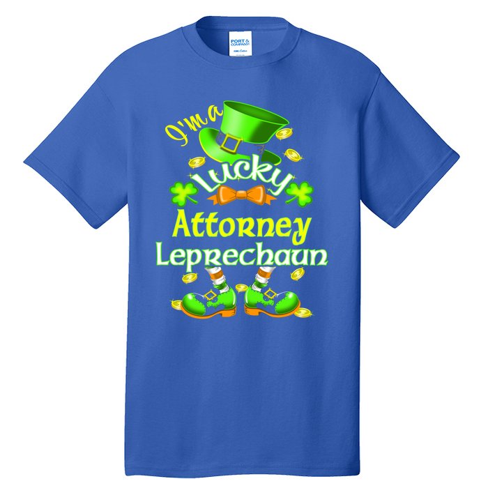 I'm A Lucky Attorney St Patrick's Leprechaun Costume Gift Tall T-Shirt