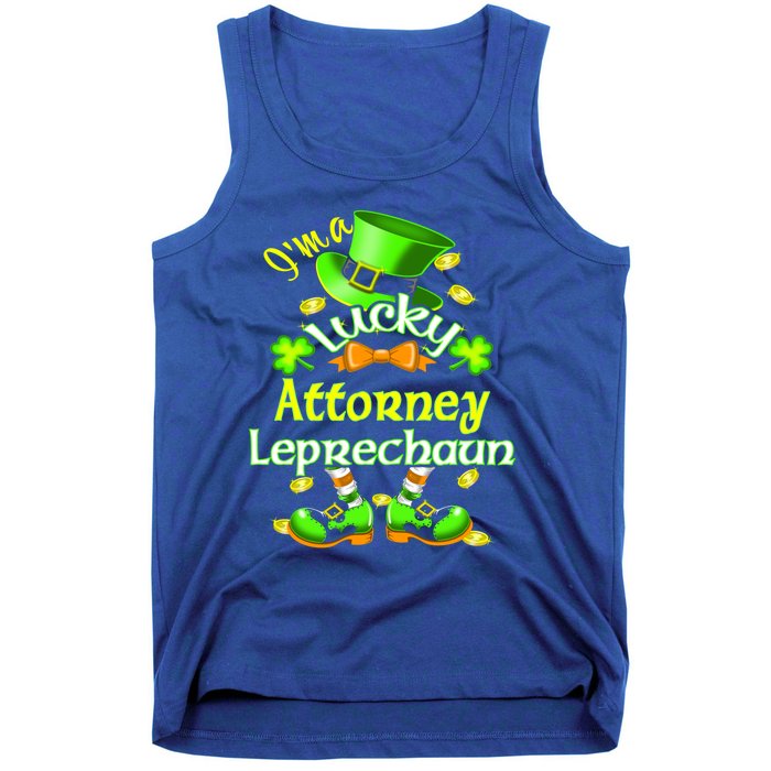 I'm A Lucky Attorney St Patrick's Leprechaun Costume Gift Tank Top