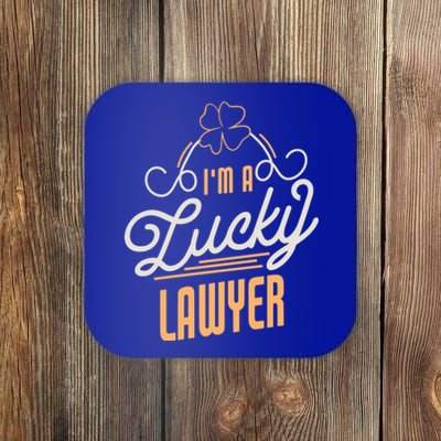 I'm A Lucky Lawyer St Patricks Day Lawyer Gift Coaster