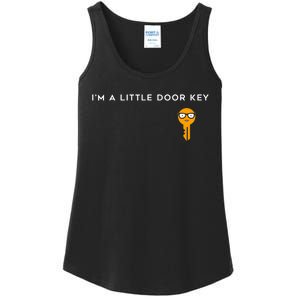 IM A Little Door Key Nerdy Bad Dorky Mom Dad Funny Costume Ladies Essential Tank