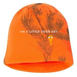 IM A Little Door Key Nerdy Bad Dorky Mom Dad Funny Costume Kati - Camo Knit Beanie