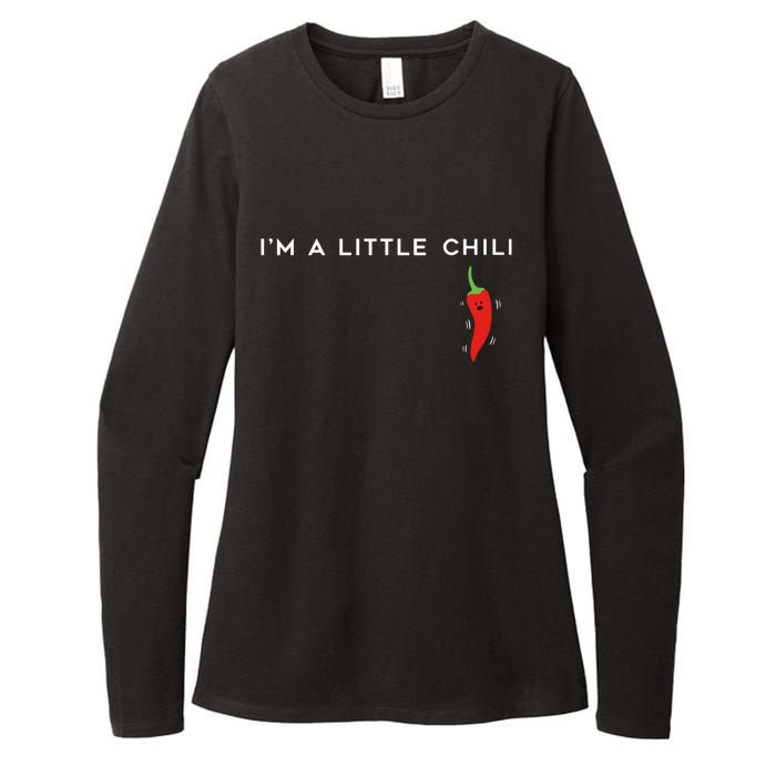 I'm A Little Chili Red Hot Pepper Funny Womens CVC Long Sleeve Shirt