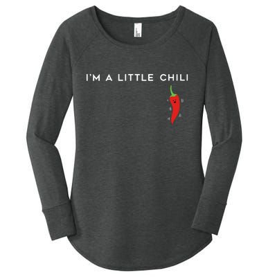 I'm A Little Chili Red Hot Pepper Funny Women's Perfect Tri Tunic Long Sleeve Shirt