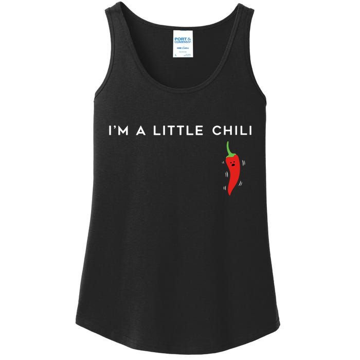 I'm A Little Chili Red Hot Pepper Funny Ladies Essential Tank