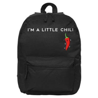 I'm A Little Chili Red Hot Pepper Funny 16 in Basic Backpack